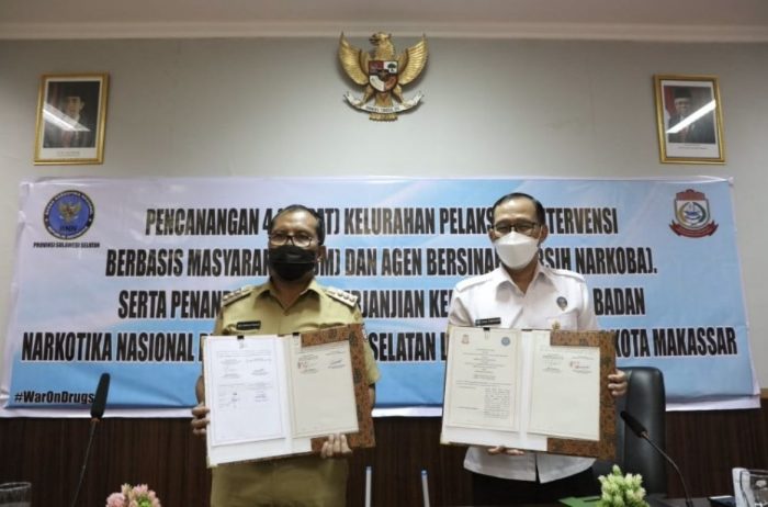 Pemkot Makassar-BNN Sulsel Komitmen Berantas Narkoba