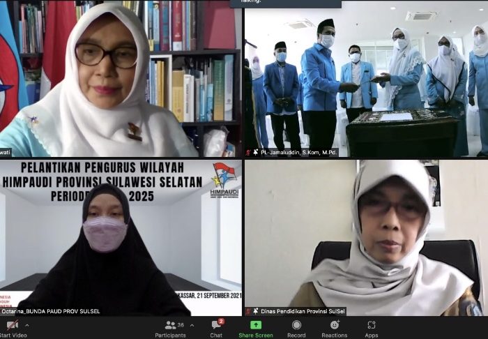 Naoemi Octarina Hadiri Pelantikan Pengurus Wilayah HIMPAUDI Sulsel
