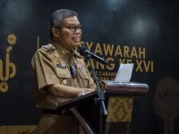 Taufan Pawe saat menghadiri acara HIPMI Parepare