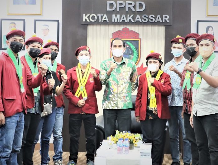 Ketua DPRD Makassar Terima Kunjungan PMKRI