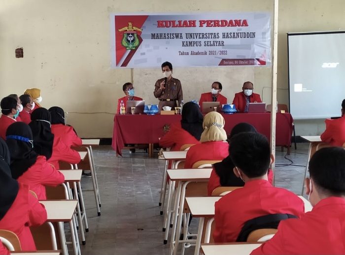 Wakil Bupati Pantau Kuliah Perdana Mahasiswa UNHAS Kampus Selayar