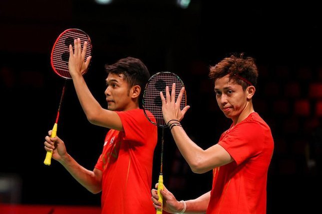 Ganda putra bulutangkis Indonesia, Fajar Alfian / Muhammad Rian Ardianto. (c) BWF-Limited