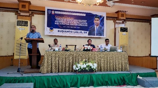 Ketua DPRD Makassar Sosialisasi Perda Pembentukan Kepulauan Kecamatan Sangkarrang