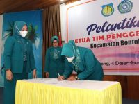 TP PKK Kecamatan Bontoharu Resmi Dilantik, Ini Harapan Ketua TP PKK Selayar