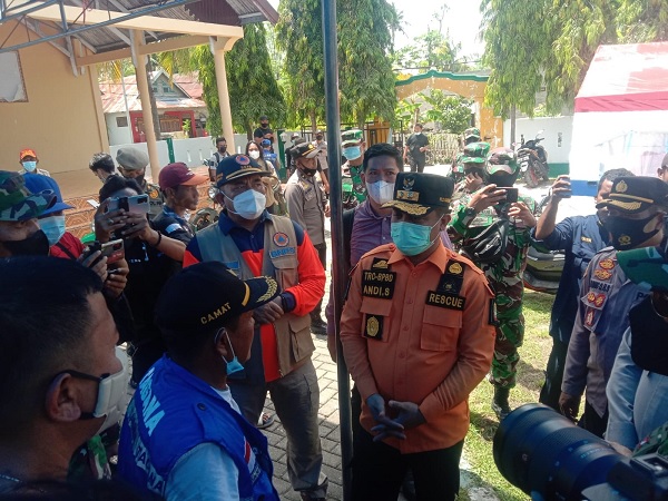 Wujud Kepedulian, PLT Gubernur Sulsel Tiba Dilokasi Gempa Selayar
