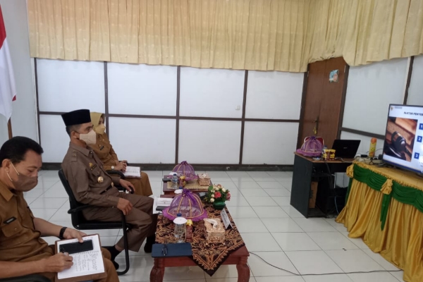 Wabup Selayar Ikuti Raker Evaluasi Program Strategi Kegiatan Pemerintah Daerah Bersama Kemendagri