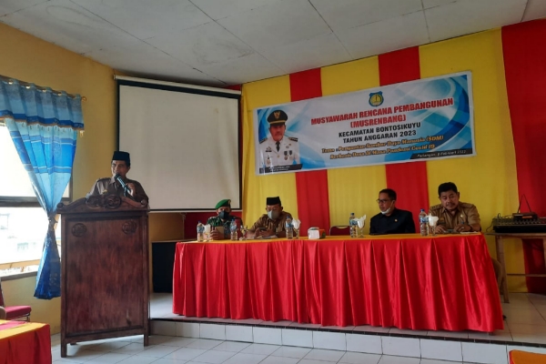 Wabub Selayar Buka Secara Resmi Musrenbang Kecamatan Bontosikuyu