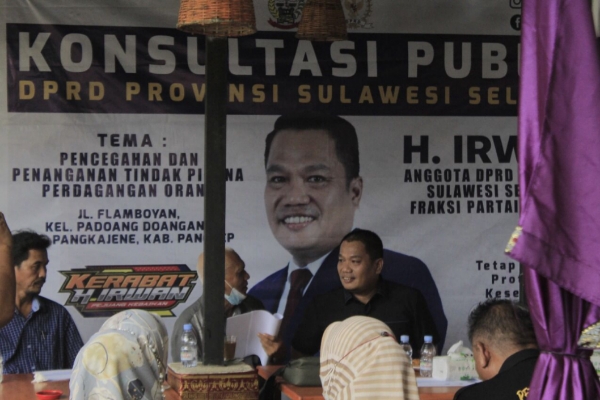 Legislator Sulsel, H Irwan Dorong Ranperda Pencegahan Tindak Pidana Perdagangan Orang