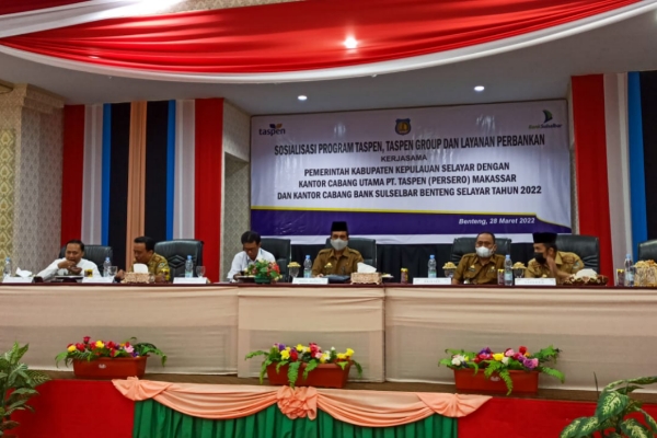 Wabup Selayar Buka Sosialisasi Program dan Manfaat Produk Taspen Group