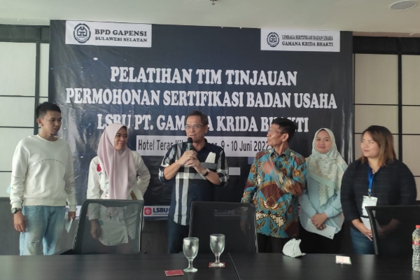 BPD GAPENSI Sulsel Gelar Pelatihan Tim Tinjauan Permohonan SBU