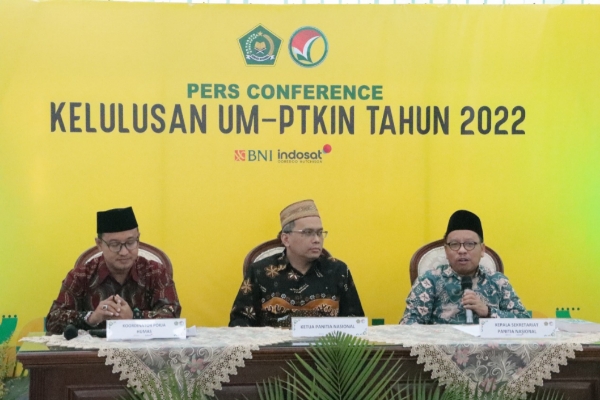 Hasil Ujian UM-PTKIN 2022, 63,717 Peserta Dinyatakan Lulus Seleksi
