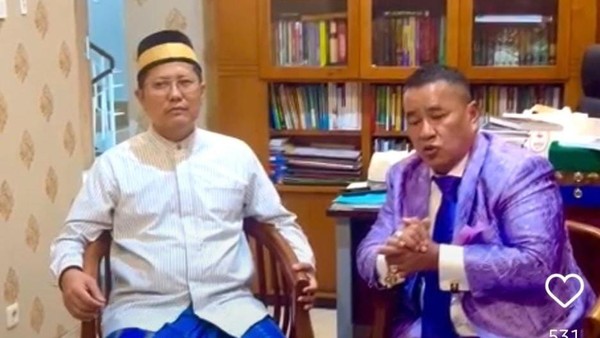 Hotman Paris temui Cholil Nafis (Foto: Tangkapan layar Instagram Hotman Paris)