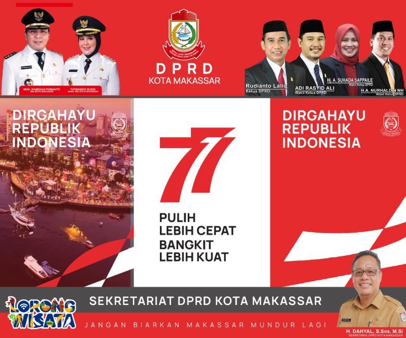 Iklan HUT RI DPRD Kota Makassar