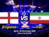 Link Live Streaming Inggris vs Iran Grup B Piala Dunia 2022