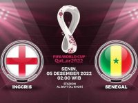 Link Live Streaming Inggris vs Senegal (England vs Senegal) Piala Dunia 2022