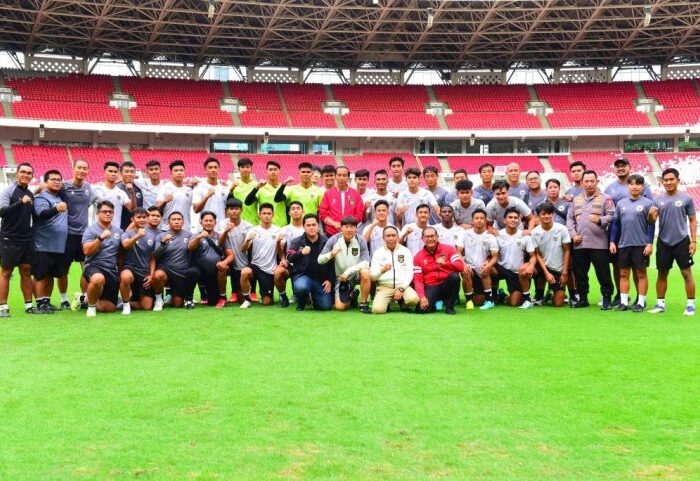 Presiden jokowi temui pemain timnas u-20 indonesia