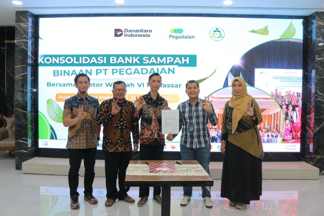 Pemkot Makassar dan Pegadaian Konsolidasikan Bank Sampah, Menuju Zero Waste
