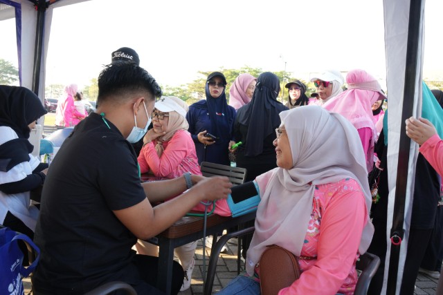 Senam Bersama Tiga Organisasi Perempuan, Melinda Aksa: Perempuan Sehat, Keluarga Lebih Harmonis