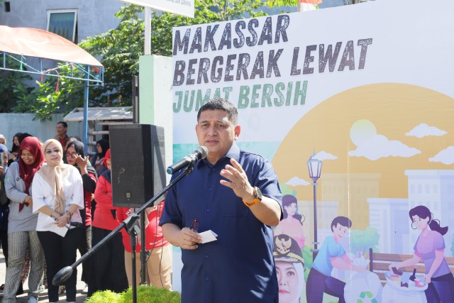 Jumat Bersih di Kanal Sinrijala, Munafri: Kemerdekaan Juga Soal Lingkungan