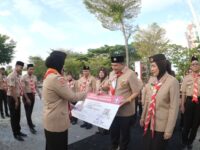 Hari Pramuka ke-64: Munafri -Aliyah Dapat Penghargaan Ketua dan Wakil MABICAB Pramuka