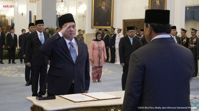 Prabowo Reshuffle Kabinet Jilid II, Erick Thohir Digeser Jadi Menpora