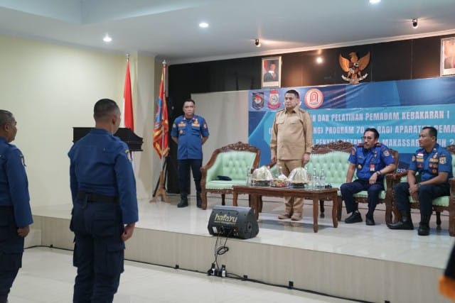 Buka Diklat Damkarmat, Wali Kota Munafri Dorong SDM Damkar Kian Tangguh dan Humanis