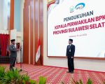 Gubernur Sulsel Kukuhkan Mardiyanto Arif Rakhmadi sebagai Kepala Perwakilan BPKP Sulsel