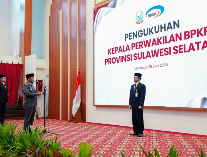 Gubernur Sulsel Kukuhkan Mardiyanto Arif Rakhmadi sebagai Kepala Perwakilan BPKP Sulsel