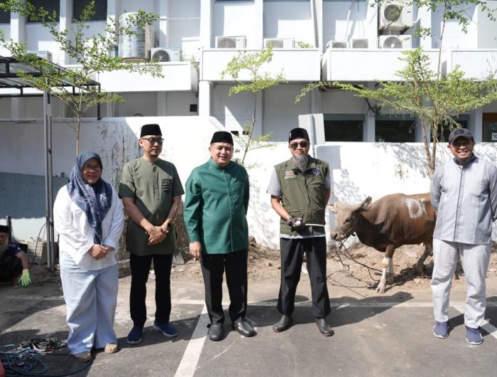 Semangat Kebersamaan, Pemkot Makassar Salurkan Hewan Kurban untuk Masyarakat dan Cleaning Service di Hari Raya Idul Adha 1447