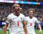 Harry Kane merayakan gol penyeimbang Inggris melawan RD Kongo di Atlanta Stadium pada Kamis (2/7/2026) WIB. (AFP)