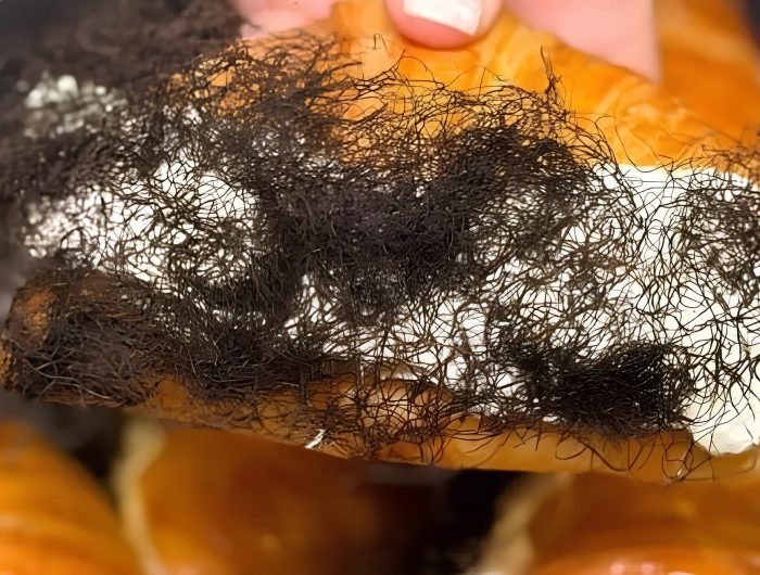 Topping roti Croissant mirip rambut kemaluan. (Todayn)