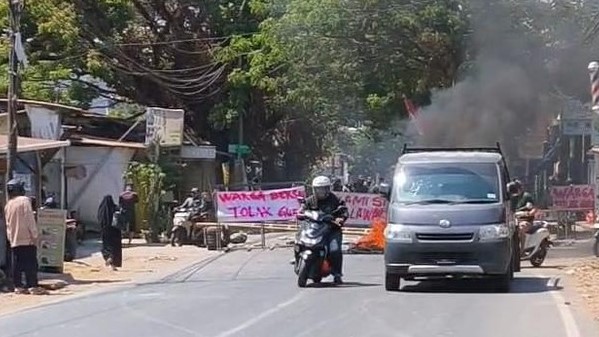 Kondisi lalu lintas di Jalan Borong Raya-Ujung Bori, Kota Makassar pada Selasa 21 Juli 2026. (detikcom)
