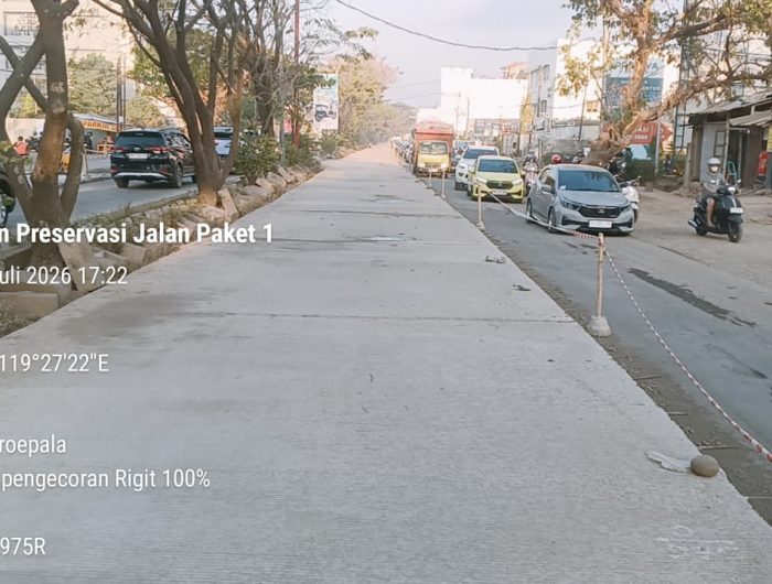 Penanganan Sesuai Kondisi, Ini Alasan Jalan Aroepala Dibeton dan Hertasning Diaspal