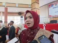 Ketua DPRD Bone, Andi Tenri Walinonong usai dilantik di Ruang Rapat Paripurna Kantor DPRD Bone, Kamis 31 Oktober 2024. (Dok. RRI)