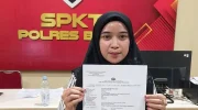 PPPK paruh waktu bernama Yuli yang dianiaya Ketua DPRD Bone melapor. (Dok.ist)