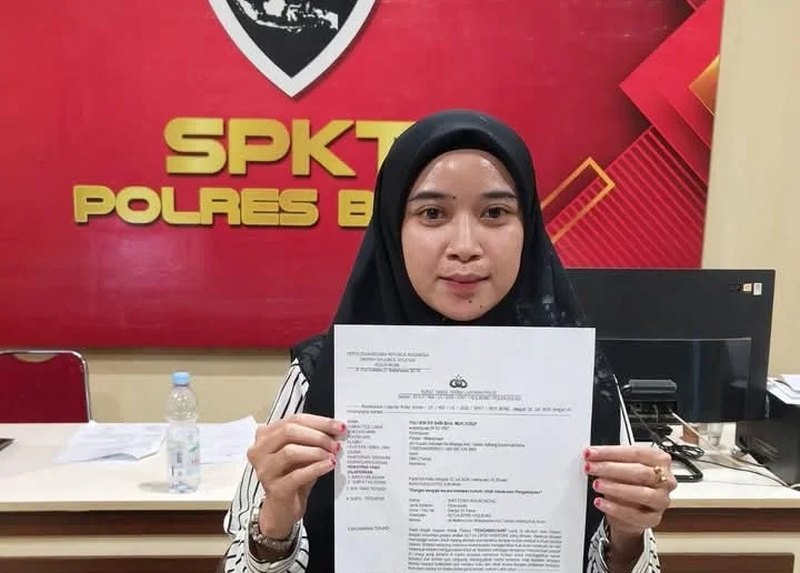 PPPK paruh waktu bernama Yuli yang dianiaya Ketua DPRD Bone melapor. (Dok.ist)