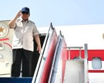 Presiden Prabowo Subianto bertolak dari Pangkalan TNI AU Halim Perdanakusuma, Jakarta menuju Provinsi Nusa Tenggara Barat (NTB) pada Jumat, 10 Juli 2026, untuk melakukan kunjungan kerja. (BPMI Setpres)