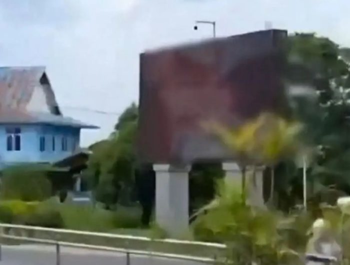 Viral di media sosial tayangan konten pornografi di videotron di Kabupaten Melawi, Kalimantan Barat, pada Senin 27 Juli 2026. (Tangkapan layar)