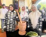 Daun Ubi Tumbuk dan Sayur Tuttu, Melinda Aksa Temukan Harmoni Rasa Sumut-Sulsel di APEKSI 2026