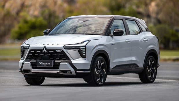 Penampakan Mitsubishi Xforce Hybrid (HEV) di Thailand. (Mitsubishi Motors)
