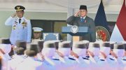 Presiden Prabowo Subianto memimpin Upacara Pelantikan Pamong Praja Muda (PPM) di Institut Pemerintahan Dalam Negeri, Kabupaten Sumedang, Provinsi Jawa Barat, pada Rabu, 29 Juli 2026. (Setpres)