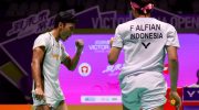 Ganda putra Indonesia, Fajar Alfian/Muhammad Shohibul Fikri. (PBSI)