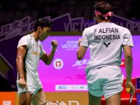 Ganda putra Indonesia, Fajar Alfian/Muhammad Shohibul Fikri. (PBSI)
