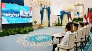 Presiden Prabowo Subianto secara resmi memulai groundbreaking Proyek Strategis Nasional (PSN) Liquefied Natural Gas (LNG) Abadi Masela pada Kamis, 16 Juli 2026. (Setpres)
