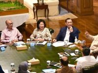 Presiden Prabowo dan jajaran DEN melakukan pertemuan di Bogor, Selasa (14/7/2026) petang. (Seskab)