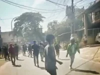 Konstatering lahan sengketa di Borong Raya Makassar ricuh. (Dok.ist)