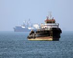 Kapal Iran di Selat Hormuz. (AFP)