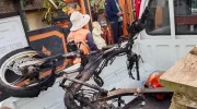Sepeda motor milik terduga pelaku. (Polres Tabanan)