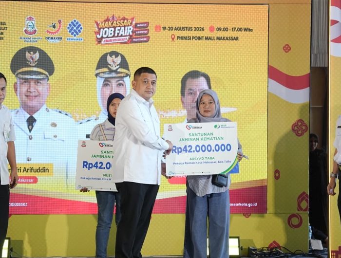 Job Fair Makassar 2026 Dibuka, Munafri Dorong Rekrutmen yang Inklusif dan Transparan