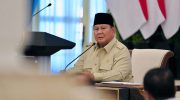 Presiden Prabowo Subianto menggelar pertemuan dengan para pengusaha Kamar Dagang dan Industri (Kadin) Indonesia pusat dan daerah dari seluruh Indonesia di Istana Negara, Jakarta, pada Jumat, 31 Juli 2026. (Setpres)